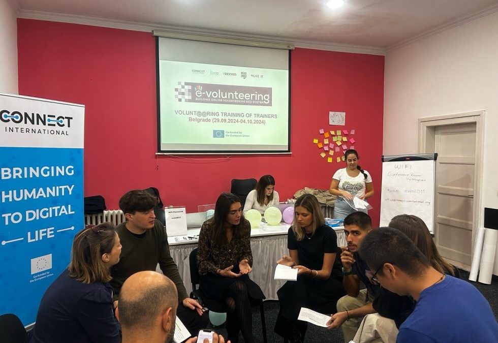 The “Volunt@@ring” Training within the E-volunteering Project is held in Belgrade