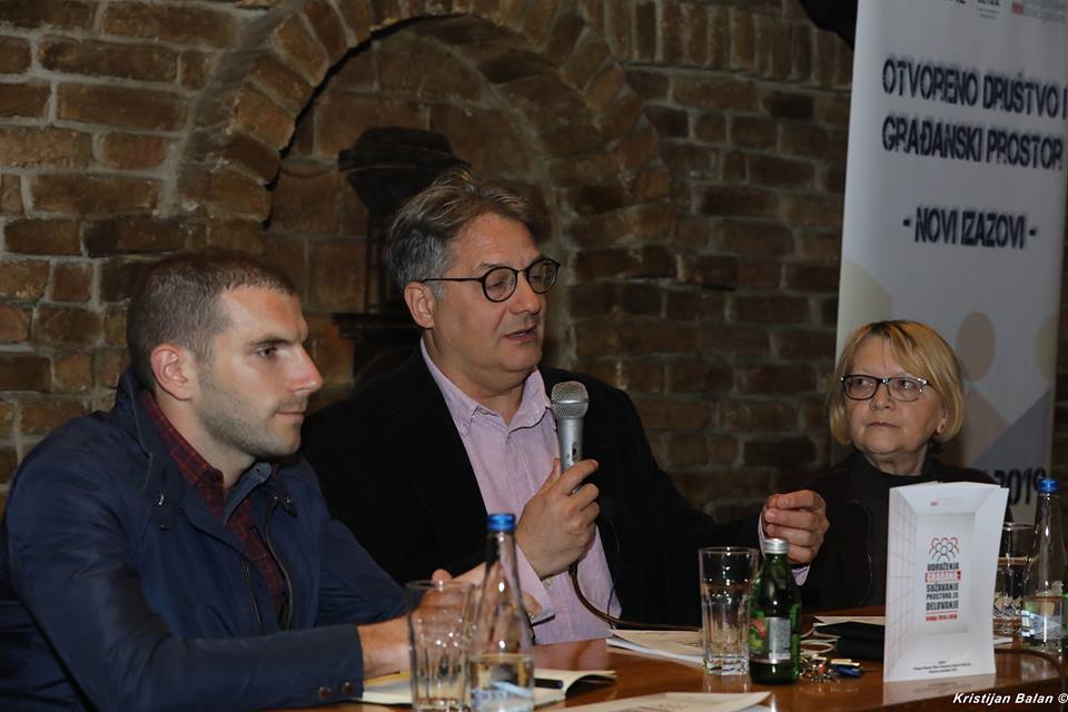 President of Libero speaks at the conference on the civil society in Serbia