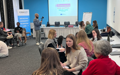 The E-volunteering Mind Mapping Event Held in Belgrade