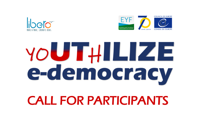 yoUThILIZE e-democracy (Vršac, 8-14.4.2019) – Call for Participants