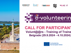 Call for the E-volunteering Volunt@@rs Training of Trainers in Belgrade