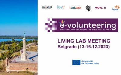 Poziv za učesnike: „E-volunteering Living Lab“ Sastanak (Beograd,13-16.12.2023)